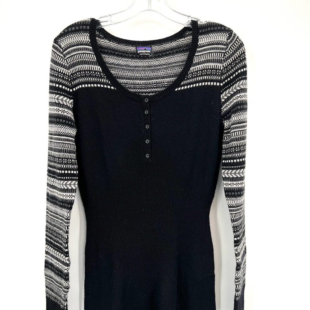 Patagonia wool blend sweater midi dress women’s
